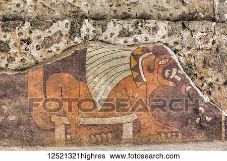 Wall mural of a jaguar, Palace of Tetitla, Teotihuacan Archeological Zone; State of Mexico, Mexico View Large Photo Image Stock Photograph - Wall mural of a jaguar, Palace of Tetitla, Teotihuacan Archeological Zone; State of Mexico, Mexico. Fotosearch