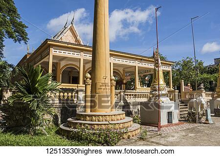 Stock Photograph - Wat Damnak; Siem Reap, Cambodia. Fotosearch