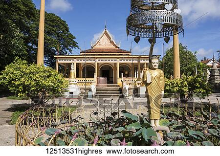 Stock Photograph - Wat Damnak; Siem Reap, Cambodia. Fotosearch