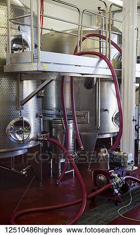 Wine holding and fermenting tanks; Shefford, Quebec, Canada View Large Photo Image Stock Photograph - Wine holding and fermenting tanks; Shefford, Quebec, Canada. Fotosearch