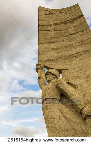 Stock Photograph - Zaisan Memorial, the Russian monument; Ulaanbaatar, Ulaanbaatar, Mongolia. Fotosearch