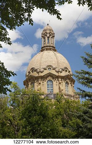 Picture - Alberta Legislature building; Edmonton, Alberta, Canada. Fotosearch