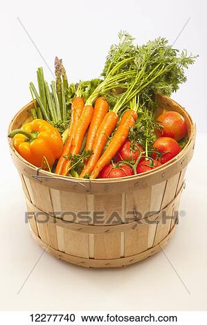 Basket of vegetables; Edmonton, Alberta, Canada View Large Photo Image Stock Image - Basket of vegetables; Edmonton, Alberta, Canada. Fotosearch
