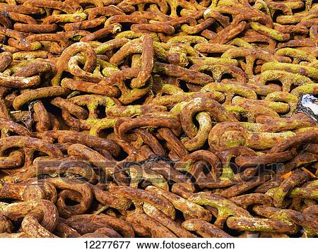 Chain links; England View Large Photo Image Stock Photo - Chain links; England. Fotosearch