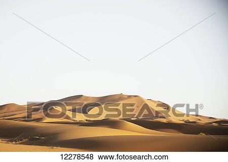 Desert dunes landscape late in the day, Sahara Desert; Merzouga, Morocco View Large Photo Image Stock Photo - Desert dunes landscape late in the day, Sahara Desert; Merzouga, Morocco. Fotosearch