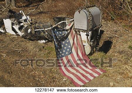 Hurricane Katrina destruction, surviving American flag; New Orleans, Louisiana, United States of America View Large Photo Image Stock Photo - Hurricane Katrina destruction, surviving American flag; New Orleans, Louisiana, United States of America. Fotosearch