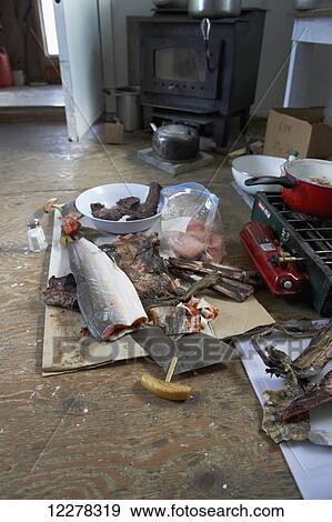 Muktuk cabin feast and ulu; Cambridge Bay, Nunavut, Canada View Large Photo Image Stock Photo - Muktuk cabin feast and ulu; Cambridge Bay, Nunavut, Canada. Fotosearch