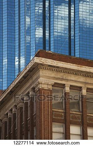 Old and new office towers; Edmonton, Alberta, Canada View Large Photo Image Picture - Old and new office towers; Edmonton, Alberta, Canada. Fotosearch