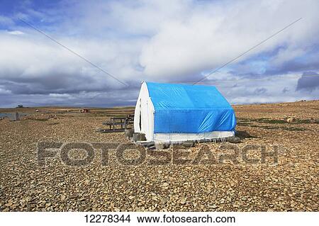 Summer tent, Western Arm, shore of Arctic Ocean, near Cambridge Bay; Nunavut, Canada View Large Photo Image Picture - Summer tent, Western Arm, shore of Arctic Ocean, near Cambridge Bay; Nunavut, Canada. Fotosearch