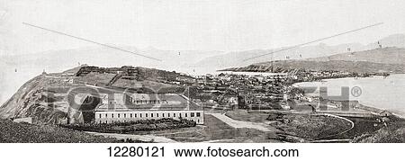 A general view of the city of Ceuta, Spain in the 19th century, seen from Monte Hacho and the gun battery. From La Ilustracion Española y Americana, published 1892. View Large Photo Image Stock Image - A general view of the city of Ceuta, Spain in the 19th century, seen from Monte Hacho and the gun battery. From La Ilustracion Española y Americana, published 1892.. Fotosearch