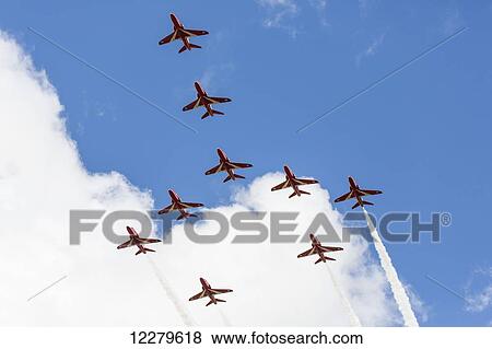 Airplanes flying in formation for an air show; Sunderland, Tyne and Wear, England View Large Photo Image Stock Photo - Airplanes flying in formation for an air show; Sunderland, Tyne and Wear, England. Fotosearch