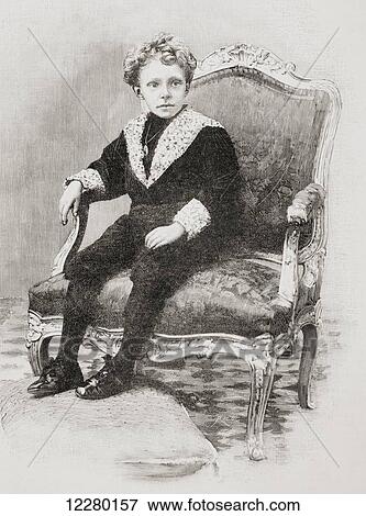 Alfonso XIII, 1886 – 1941. King of Spain from 1886 until 1931. From La Ilustracion Española y Americana, published 1892. View Large Photo Image Stock Photo - Alfonso XIII, 1886 – 1941. King of Spain from 1886 until 1931. From La Ilustracion Española y Americana, published 1892.. Fotosearch