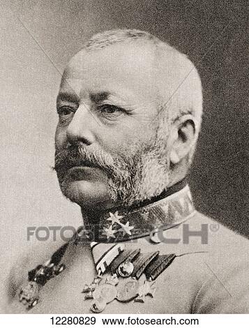 Stock Photo - Archduke Friedrich, Duke of Teschen, 1856 – 1936. Member of the House of Habsburg and the Supreme Commander of the Austro-Hungarian Army during World War I. From The Illustrated War News, published 1915.. Fotosearch