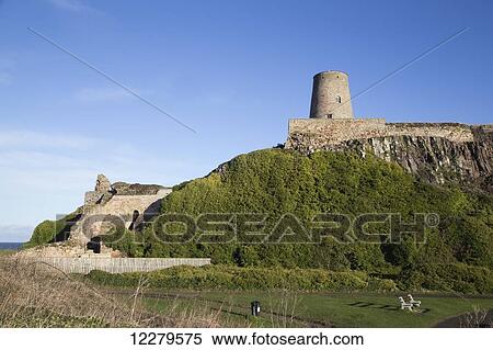 Stock Photography - Bamburgh Castle; Bamburgh, Northumberland, England. Fotosearch