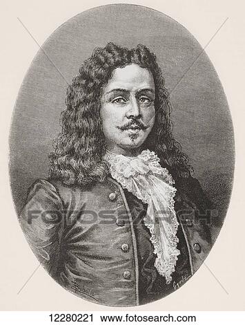 Stock Image - Bruno Mauricio de Zabala, 1682–1736. Spanish soldier and colonial administrator. Founder of Montevideo, Uruguay. From La Ilustracion Española y Americana, published 1892.. Fotosearch