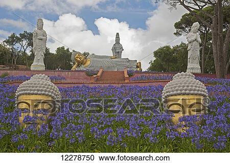 Stock Image - Buddha Eden Garden; Carvalhal, Portugal. Fotosearch