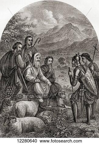 Christian and Hopeful meet the shepherds. From The Pilgrim's Progress by John Bunyan. 19th century print. View Large Photo Image Stock Image - Christian and Hopeful meet the shepherds. From The Pilgrim's Progress by John Bunyan. 19th century print.. Fotosearch