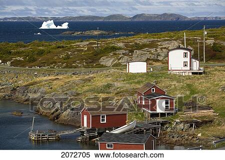 Coastal Village, Change Islands, Newfoundland & Labrador View Large Photo Image Stock Photography - Coastal Village, Change Islands, Newfoundland & Labrador. Fotosearch