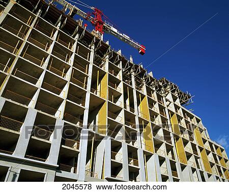 Stock Photo - Condo Construction Site, Toronto, Ontario.. Fotosearch