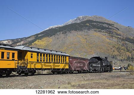 Durango and Silverton Narrow Gauge Railroad; Silverton, Colorado, United States of America View Large Photo Image Stock Image - Durango and Silverton Narrow Gauge Railroad; Silverton, Colorado, United States of America. Fotosearch
