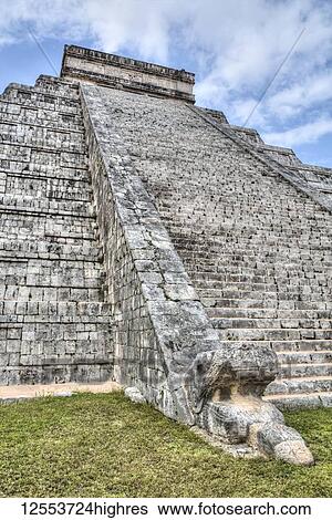 El Castillo, Chichen Itza, UNESCO World Heritage Site; Yucatan, Mexico View Large Photo Image Stock Photograph - El Castillo, Chichen Itza, UNESCO World Heritage Site; Yucatan, Mexico. Fotosearch