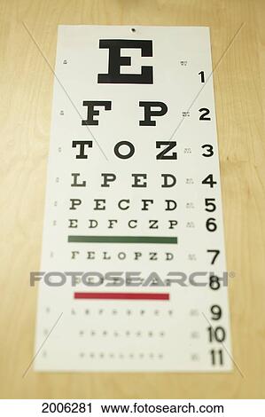 Stock Image - Eye Chart. Fotosearch
