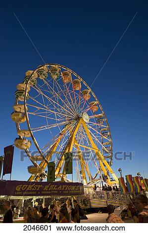 Ferris Wheel On Midway, Canadian National Exhibition, Toronto, Ontario View Large Photo Image Stock Image - Ferris Wheel On Midway, Canadian National Exhibition, Toronto, Ontario. Fotosearch