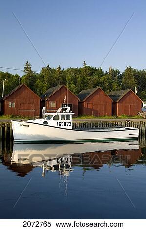 Fishing Boats, Bay Fortune, Prince Edward Island View Large Photo Image Stock Photography - Fishing Boats, Bay Fortune, Prince Edward Island. Fotosearch