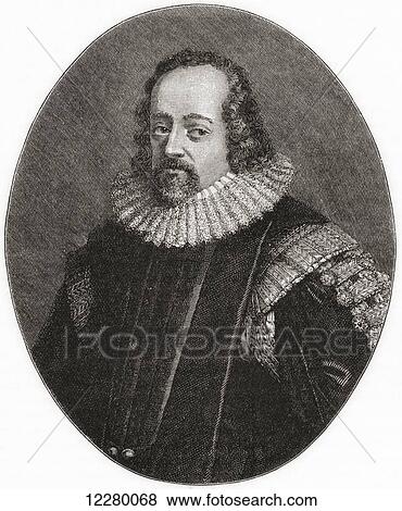 Stock Photo - Francis Bacon, 1st Viscount St. Alban, 1561 – 1626. English philosopher, statesman, scientist, jurist, orator, essayist and author. From The Century Edition of Cassell's History of England, published 1901.. Fotosearch