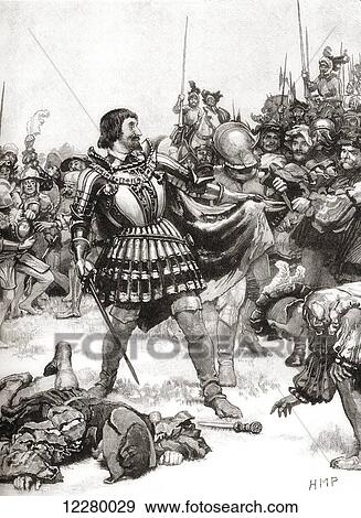 Francis I of France surrenders at The Battle of Pavia, 24 February 1525. Francis I, 1494 – 1547. Monarch of the House of Valois who ruled as King of France. From The Century Edition of Cassell's History of England, published 1901. View Large Photo Image Stock Photo - Francis I of France surrenders at The Battle of Pavia, 24 February 1525. Francis I, 1494 – 1547. Monarch of the House of Valois who ruled as King of France. From The Century Edition of Cassell's History of England, published 1901.. Fotosearch