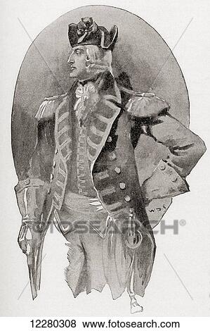 General Edward Braddock, 1695 – 1755. British officer and commander-in-chief for the 13 colonies during the actions at the start of the French and Indian War, 1754–1765. From The History of Our Country, published 1900. View Large Photo Image Stock Photo - General Edward Braddock, 1695 – 1755. British officer and commander-in-chief for the 13 colonies during the actions at the start of the French and Indian War, 1754–1765. From The History of Our Country, published 1900.. Fotosearch