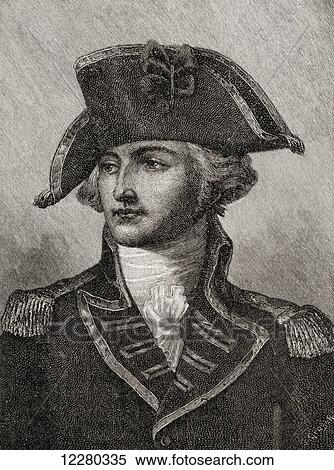 General John Burgoyne, 1722 –1792. British army officer, politician and dramatist. From The History of Our Country, published 1900. View Large Photo Image Stock Photography - General John Burgoyne, 1722 –1792. British army officer, politician and dramatist. From The History of Our Country, published 1900.. Fotosearch