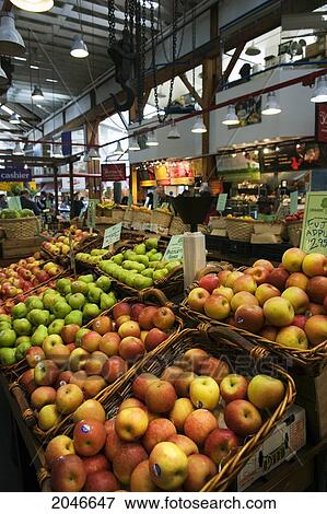 Granville Island Market, Granville Island, False Creek, Vancouver, British Columbia View Large Photo Image Stock Photo - Granville Island Market, Granville Island, False Creek, Vancouver, British Columbia. Fotosearch
