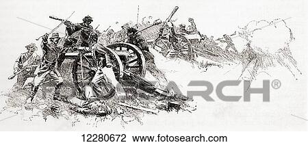 Hand to hand combat in the fight for Rickett's guns during the First Battle of Bull Run, (First Manassas), during the American Civil War. From The Century Magazine, published 1887. View Large Photo Image Stock Image - Hand to hand combat in the fight for Rickett's guns during the First Battle of Bull Run, (First Manassas), during the American Civil War. From The Century Magazine, published 1887.. Fotosearch