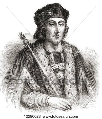 Stock Image - Henry VII, 1457 –1509. King of England and Lord of Ireland. From The Century Edition of Cassell's History of England, published 1901.. Fotosearch
