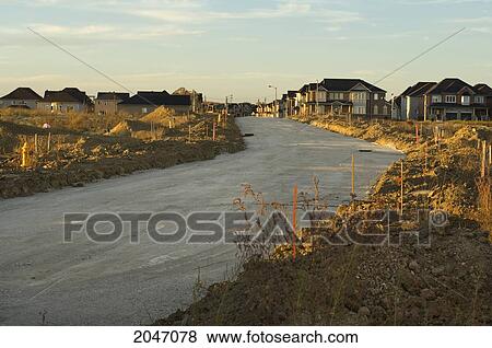 Housing Development North Of The Major Mackenzie Highway, Toronto, Ontario View Large Photo Image Stock Photo - Housing Development North Of The Major Mackenzie Highway, Toronto, Ontario. Fotosearch