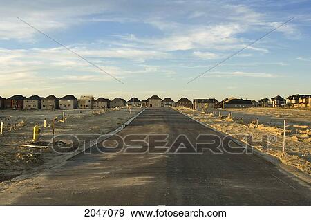 Housing Development North Of The Major Mackenzie Highway, Toronto, Ontario View Large Photo Image Stock Photo - Housing Development North Of The Major Mackenzie Highway, Toronto, Ontario. Fotosearch