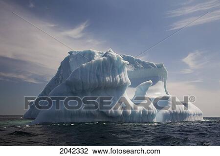 Stock Image - Iceberg, Quirpon Island, Newfoundland & Labrador. Fotosearch