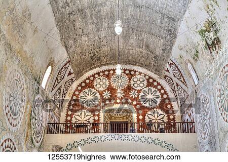 Interior, Ex-Convent of Santo Domingo, founded in 1646; Uayma, Yucatan, Mexico View Large Photo Image Stock Photograph - Interior, Ex-Convent of Santo Domingo, founded in 1646; Uayma, Yucatan, Mexico. Fotosearch