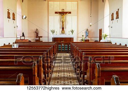 Interior of a Catholic Church; West Cork, County Cork, Ireland View Large Photo Image Stock Photograph - Interior of a Catholic Church; West Cork, County Cork, Ireland. Fotosearch