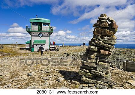 Inukshuk And Observation Tower On Top Of Mont Jacques-Cartier, Gaspesie National Park; Quebec, Canada View Large Photo Image Stock Image - Inukshuk And Observation Tower On Top Of Mont Jacques-Cartier, Gaspesie National Park; Quebec, Canada. Fotosearch