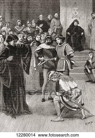 Joan of Arc at the court of Charles VII in 1429. Joan of Arc, c. 1412-1431, aka The Maid of Orléans. Considered a heroine of France and a Roman Catholic saint. From Cassell's History of England, published c. 1901 View Large Photo Image Picture - Joan of Arc at the court of Charles VII in 1429. Joan of Arc, c. 1412-1431, aka The Maid of Orléans. Considered a heroine of France and a Roman Catholic saint. From Cassell's History of England, published c. 1901. Fotosearch