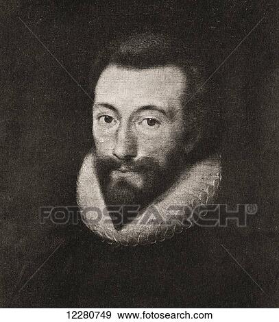 John Donne, aged 44. John Donne, 1572-1631. English metaphysical poet, satirist, lawyer and cleric. From Devotions Upon Emergent Occasions by John Donne, published 1923. View Large Photo Image Stock Photo - John Donne, aged 44. John Donne, 1572-1631. English metaphysical poet, satirist, lawyer and cleric. From Devotions Upon Emergent Occasions by John Donne, published 1923.. Fotosearch