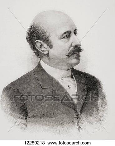 Juan Navarro-Reverter y Gomis, 1844 - 1924. Spanish historian and politician. Minister of State between 1912 and 1913. From La Ilustracion Española y Americana, published 1892. View Large Photo Image Stock Photo - Juan Navarro-Reverter y Gomis, 1844 - 1924. Spanish historian and politician. Minister of State between 1912 and 1913. From La Ilustracion Española y Americana, published 1892.. Fotosearch