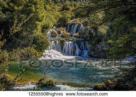 Krka National Park; Croatia View Large Photo Image Stock Photograph - Krka National Park; Croatia. Fotosearch
