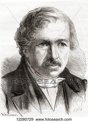 Louis-Jacques-Mandé Daguerre, 1787 – 1851. French artist and photographer, recognized for his invention of the daguerreotype process of photography. From Les Merveilles de la Science, published c. 1870 View Large Photo Image Stock Photo - Louis-Jacques-Mandé Daguerre, 1787 – 1851. French artist and photographer, recognized for his invention of the daguerreotype process of photography. From Les Merveilles de la Science, published c. 1870. Fotosearch