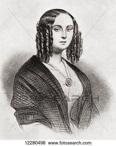 Louise Colet, 1810 – 1876, born Louise Revoil. French poetess. From Gustave Flaubert, published 1935. View Large Photo Image Stock Photo - Louise Colet, 1810 – 1876, born Louise Revoil. French poetess. From Gustave Flaubert, published 1935.. Fotosearch