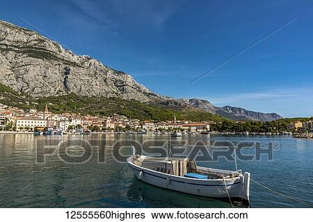 Makarska harbour, Makarska Riviera; Makarska, Dalmatia, Croatia View Large Photo Image Stock Photograph - Makarska harbour, Makarska Riviera; Makarska, Dalmatia, Croatia. Fotosearch