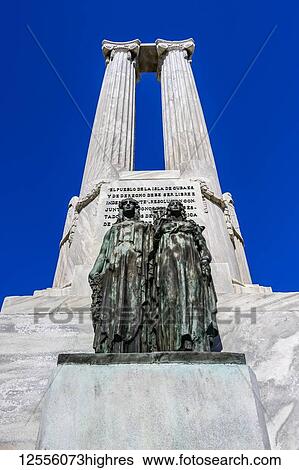 Stock Photograph - Monument to the Victims of the USS Maine; Havana, Cuba. Fotosearch