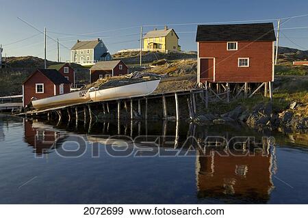 Stock Photo - Outport, Change Islands, Newfoundland & Labrador. Fotosearch